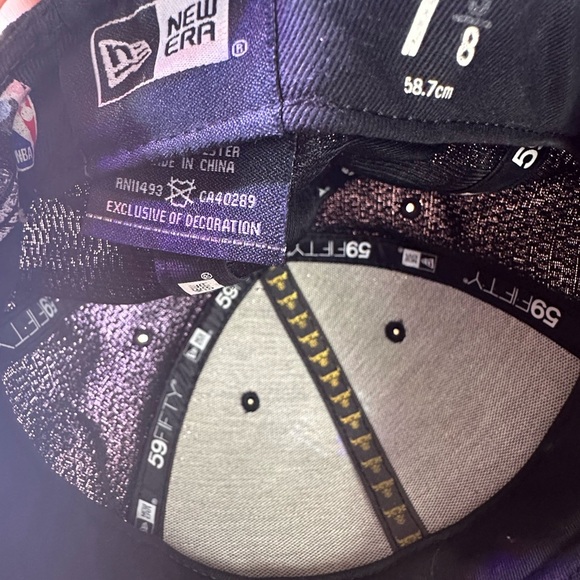 NBA Black and Gold Hat - Picture 6 of 6